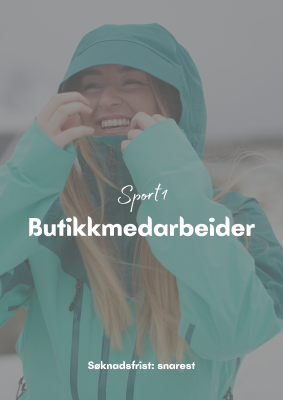 Ledige stillinger mal SPORT1 Lofotsenteret nettside